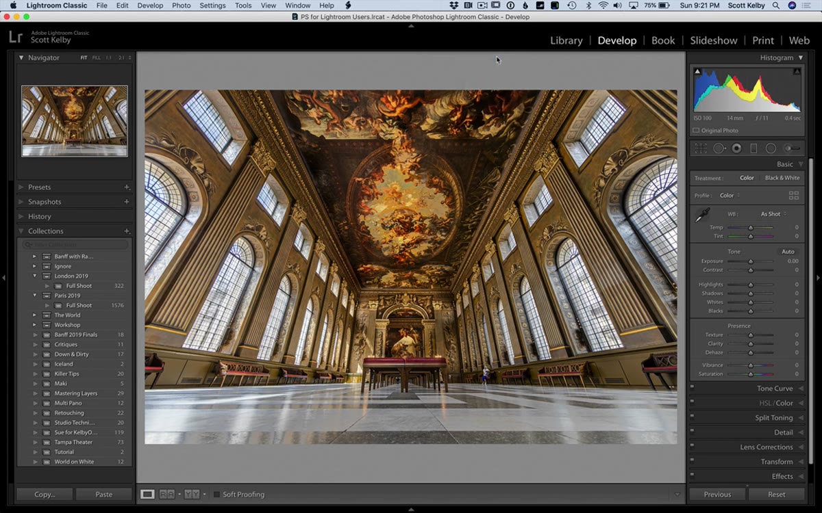 Right-click on module picker showing checkboxes for Map, Web, Slideshow