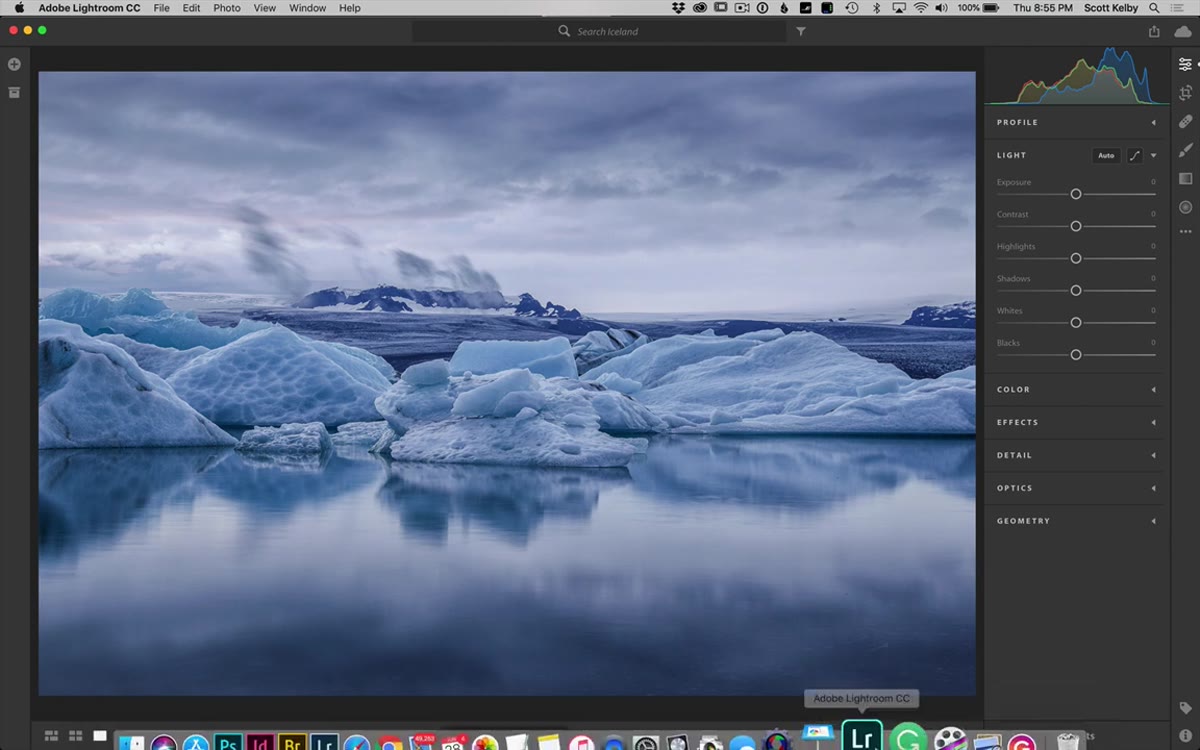 Adobe Lightroom CC desktop app with rounded-corner icon