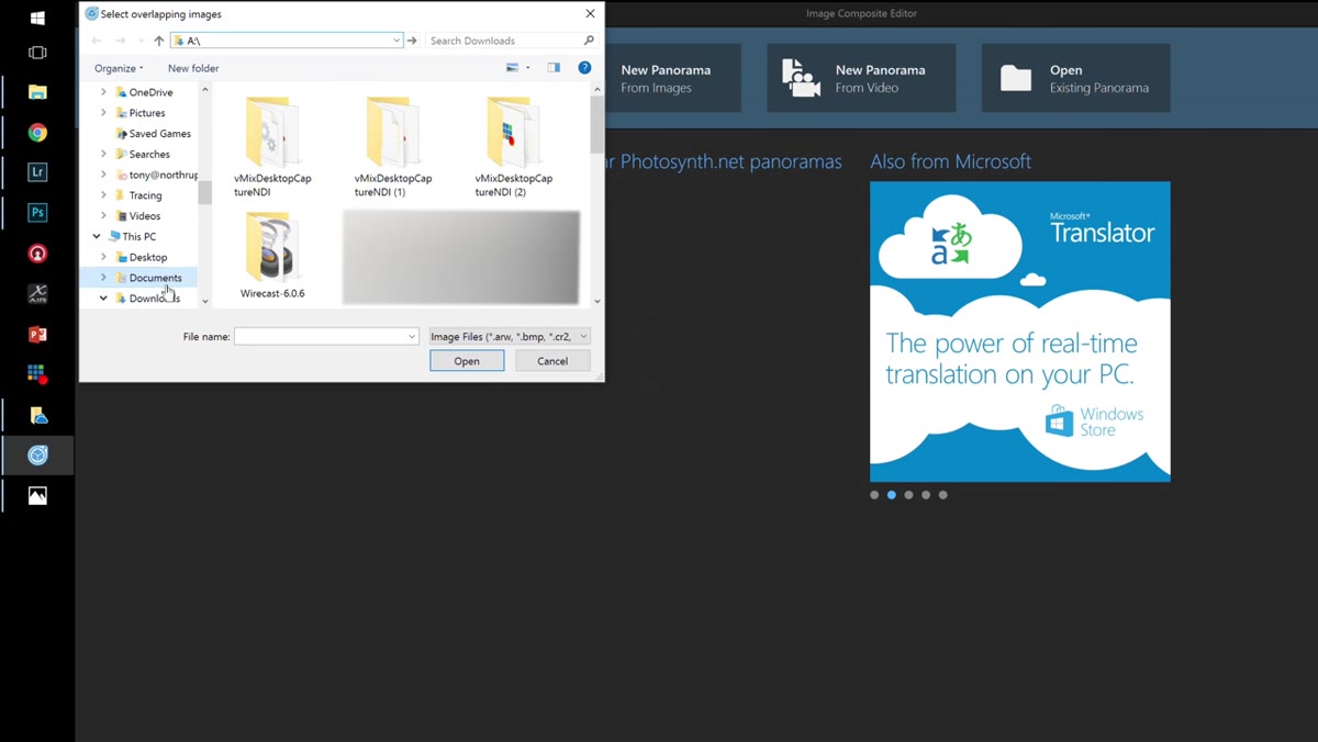 Overview of the 23 JPEG sequence files in Windows Explorer