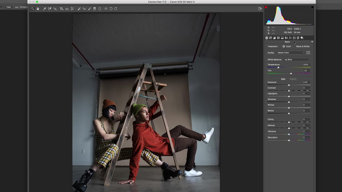 Opening a RAW file inside Camera Raw in Photoshop