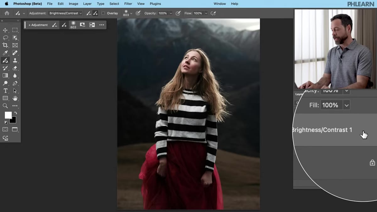 Layer Style dialog open showing Blend If sliders for highlight protection