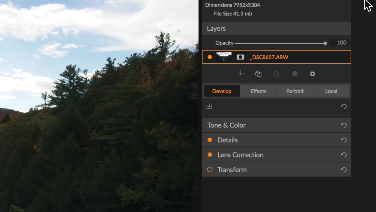 Local tab in navigation, used for targeted regional edits