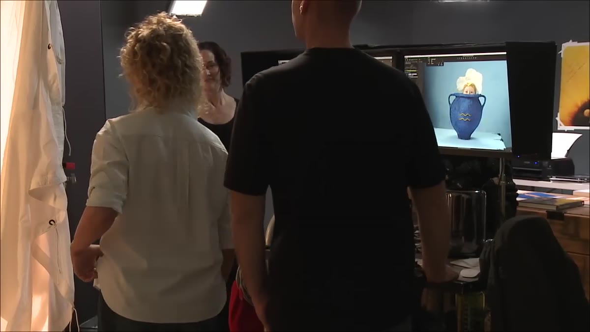Continuous shooting as baby shifts position and reaches outward