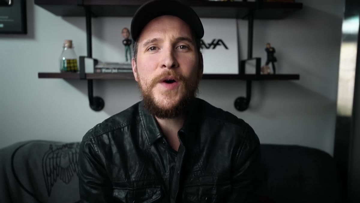 Peter McKinnon greeting camera after return from Kenya